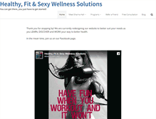 Tablet Screenshot of healthyfitandsexy.com